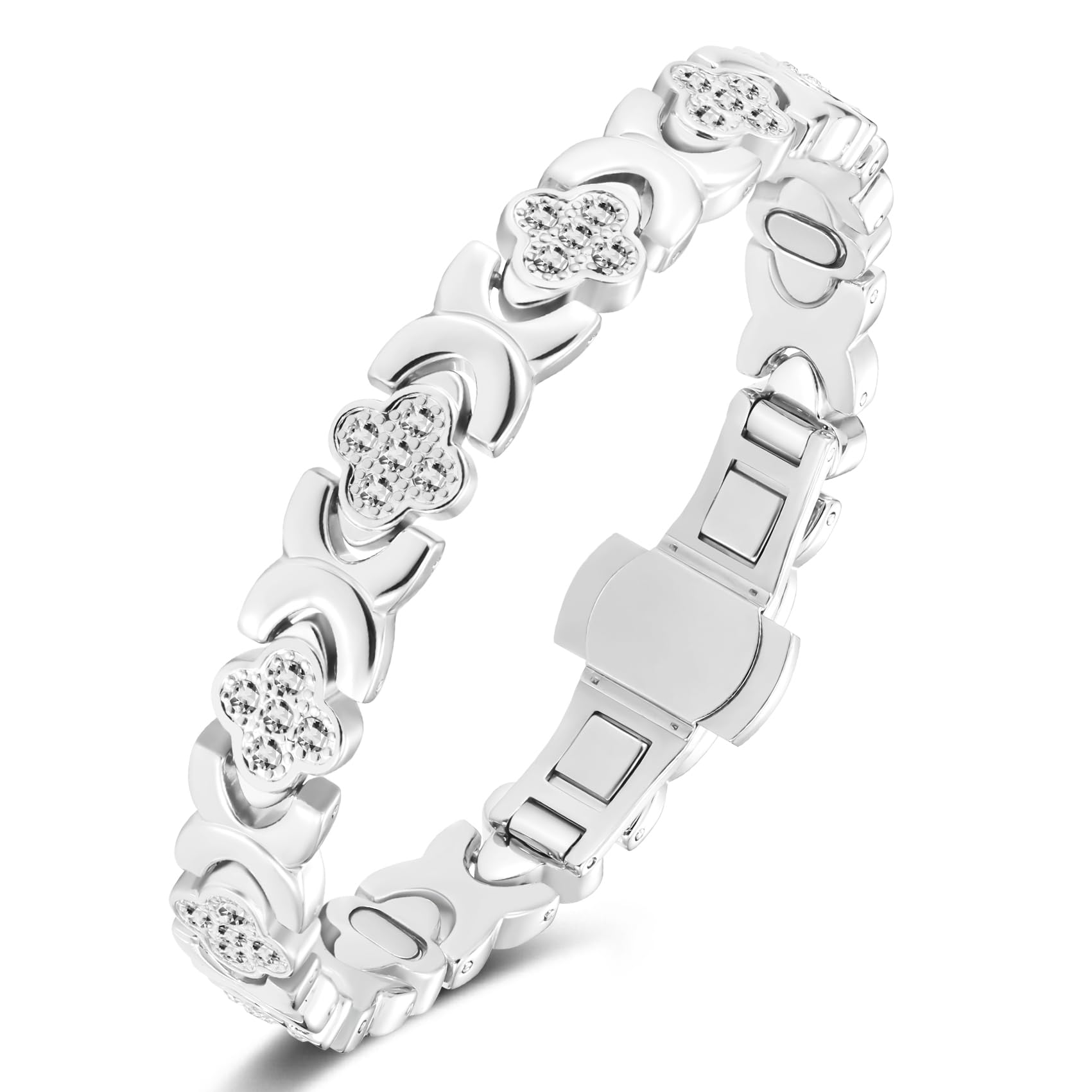 Jecanori 5x magnetic copper bracelet for women highlighting daily balance potential