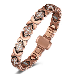 Jecanori 5X-strength magnetic copper bracelet for women with robust design