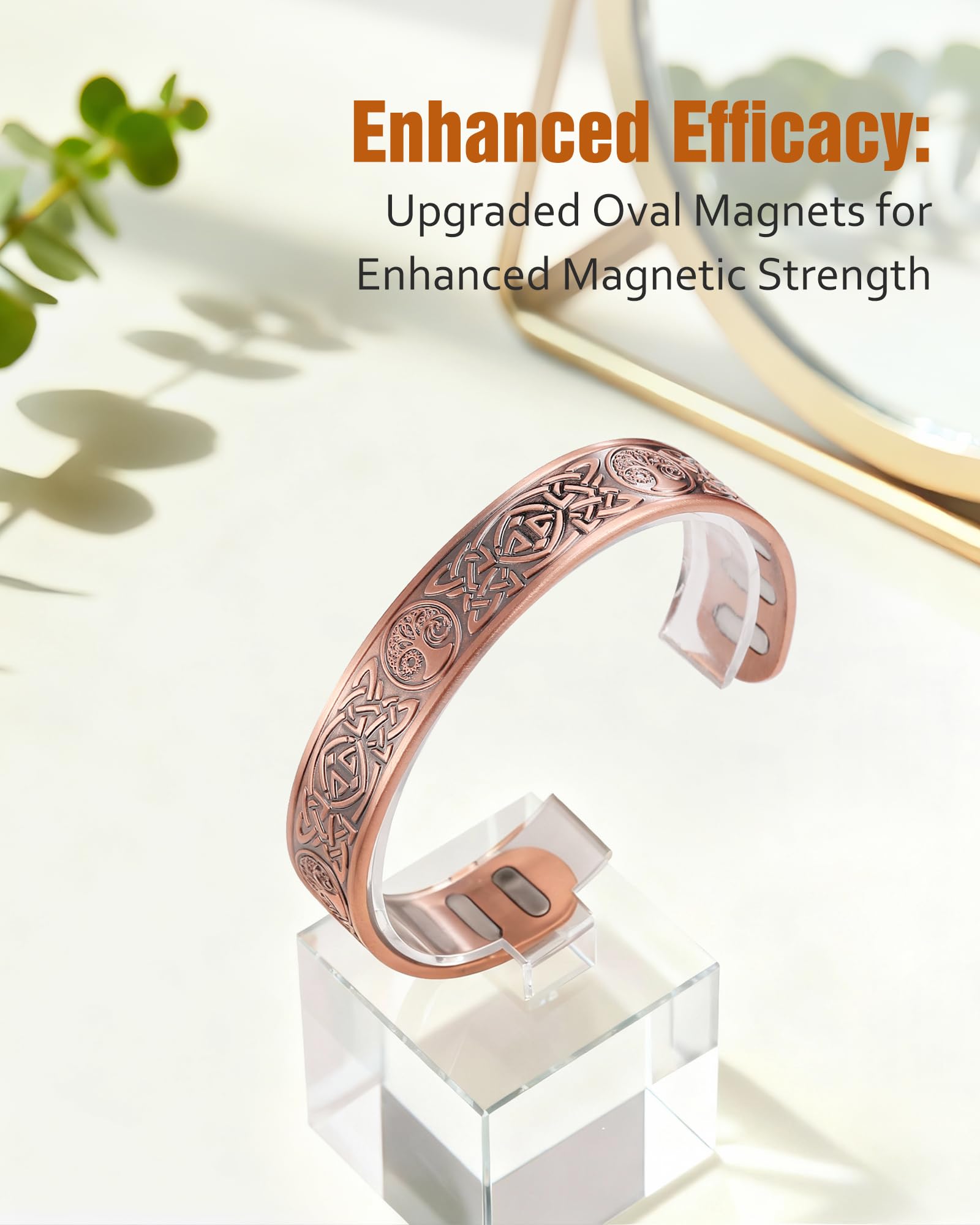 Jecanori adjustable cuff mechanism for a secure, comfortable fit on various wrist sizes