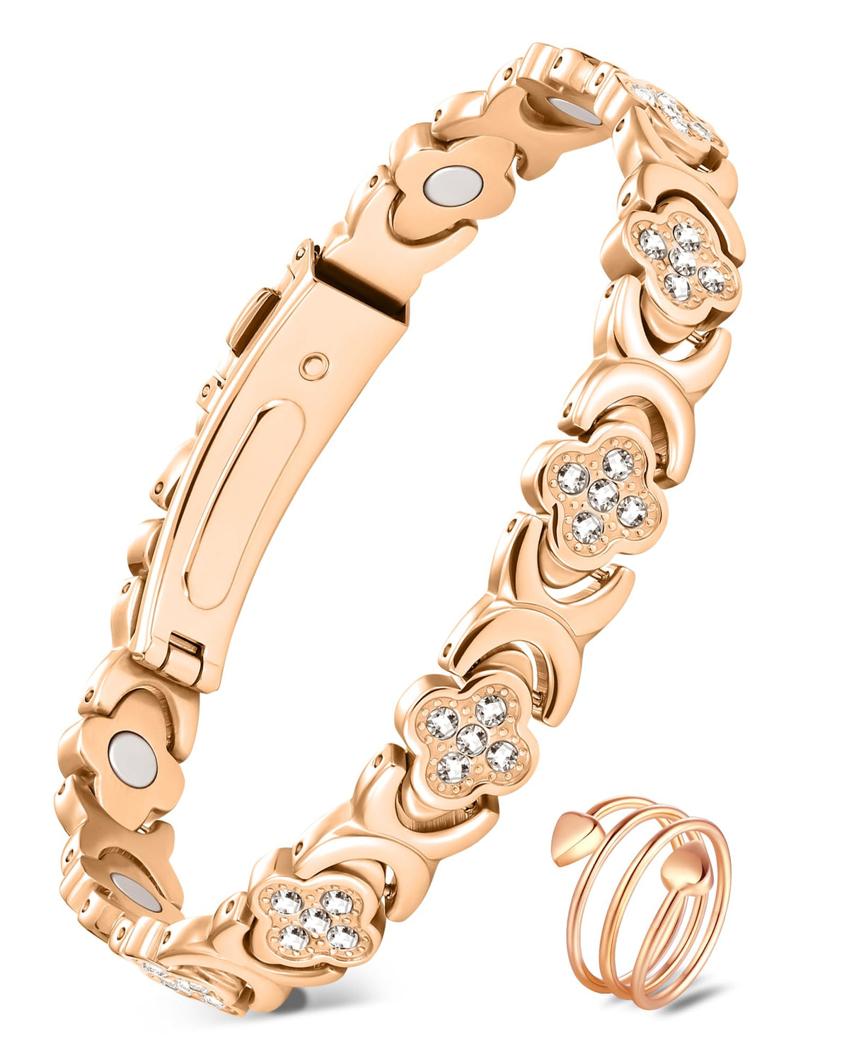 Jecanori copper bracelet closeup showing premium craftsmanship and hypoallergenic, tarnish-resistant finish for daily wear.