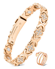 Jecanori copper bracelet closeup showing premium craftsmanship and hypoallergenic, tarnish-resistant finish for daily wear.
