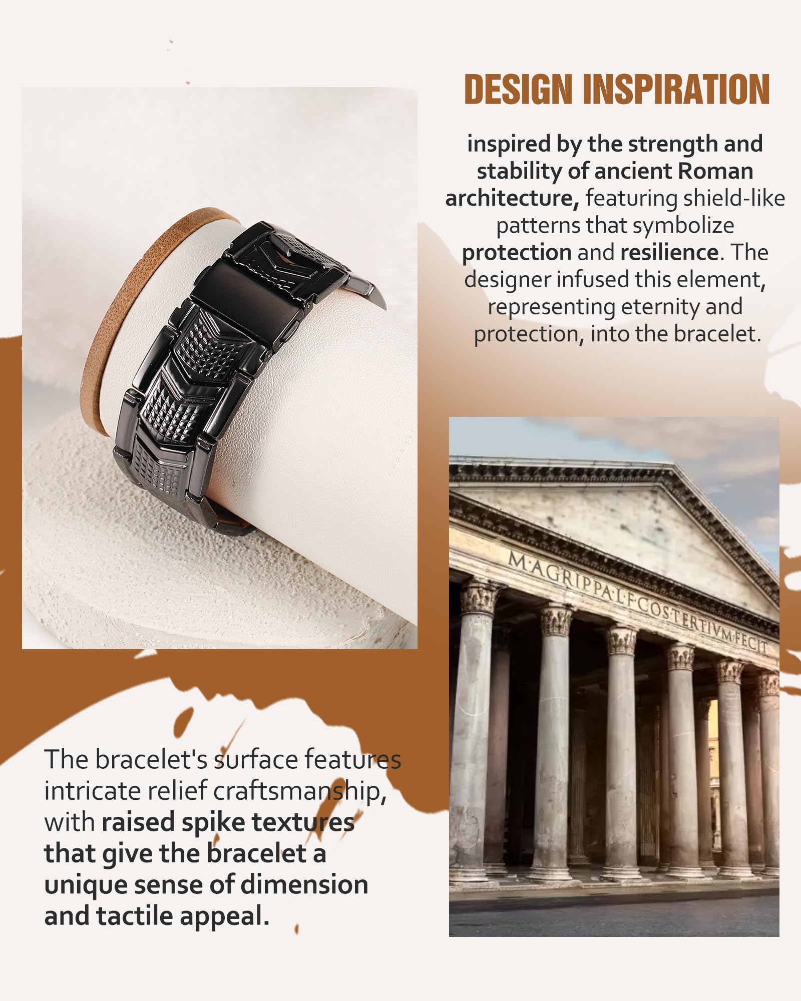 Jecanori copper bracelet gift packaging close-up highlights elegant gift box for occasions.