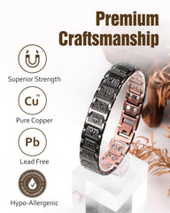 Jecanori cross design on wrist adds rugged style and symbolic meaning