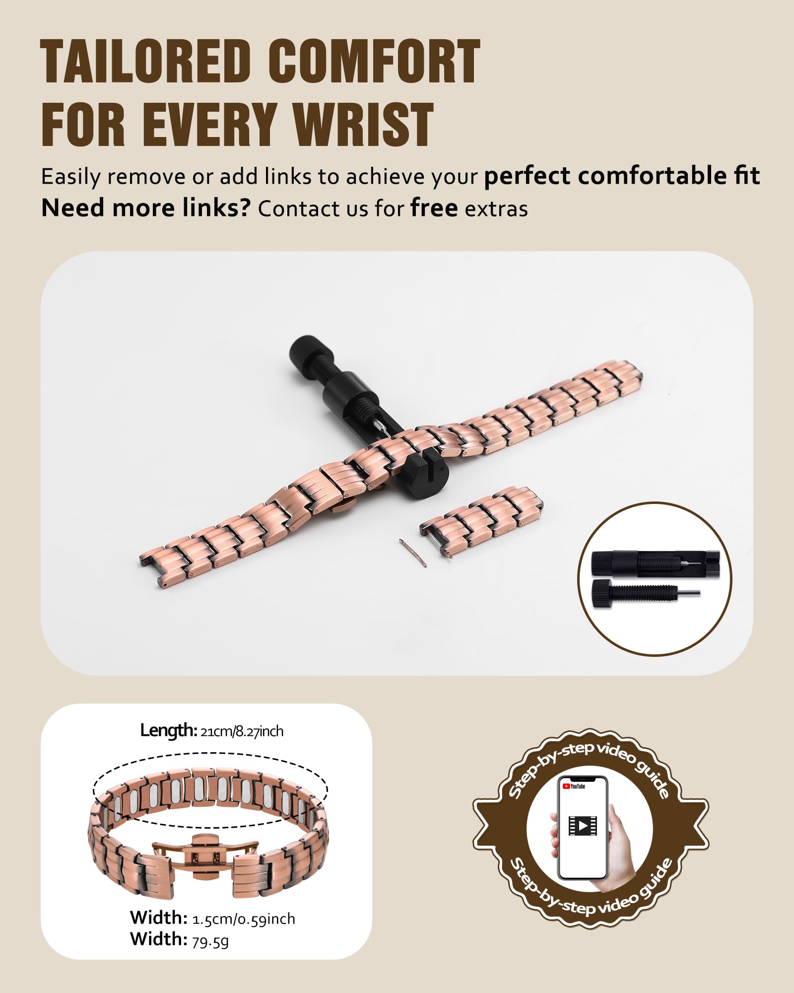 Jecanori Daily-use bracelet suitable for everyday balance and comfort