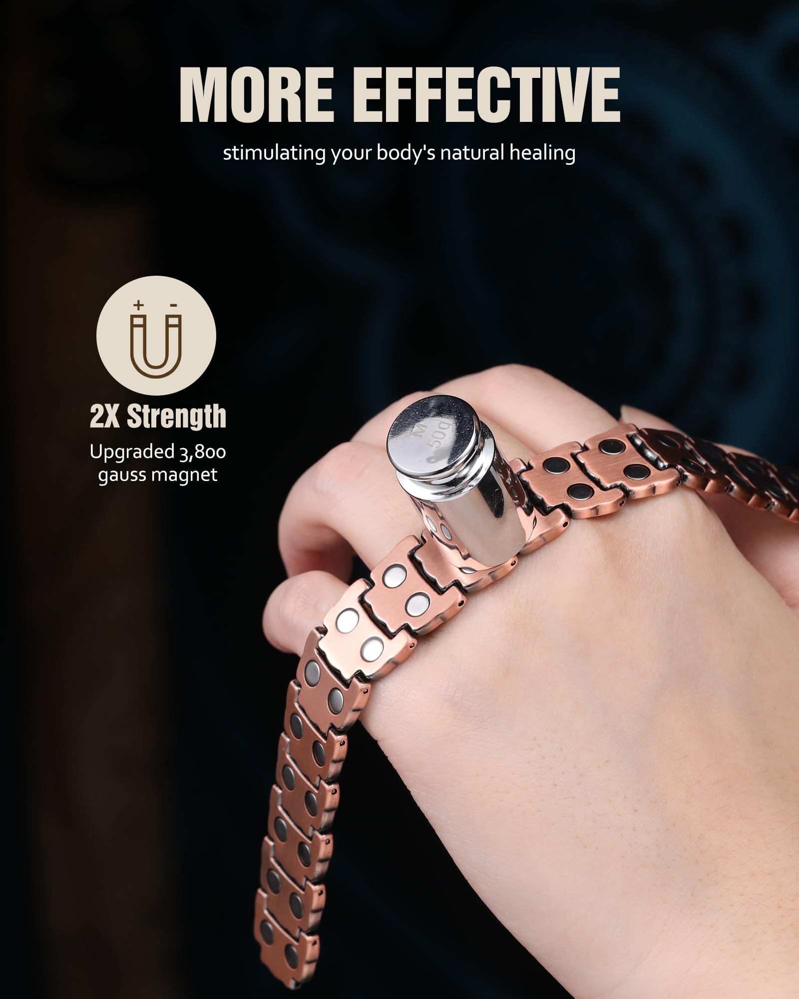 Jecanori fold-over clasp detail highlighting secure, adjustable fit.