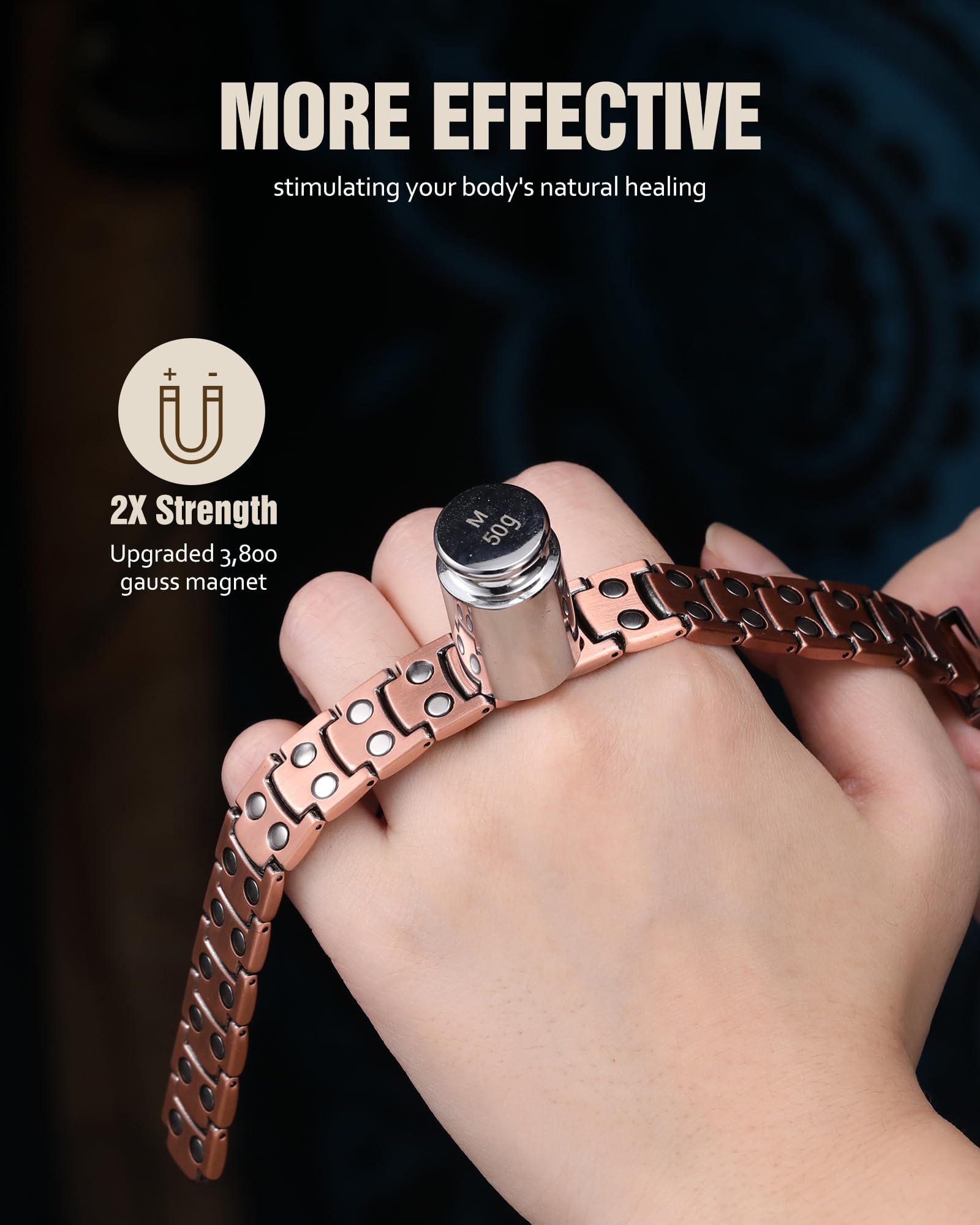 Jecanori fold-over clasp emphasizes secure closure during activity