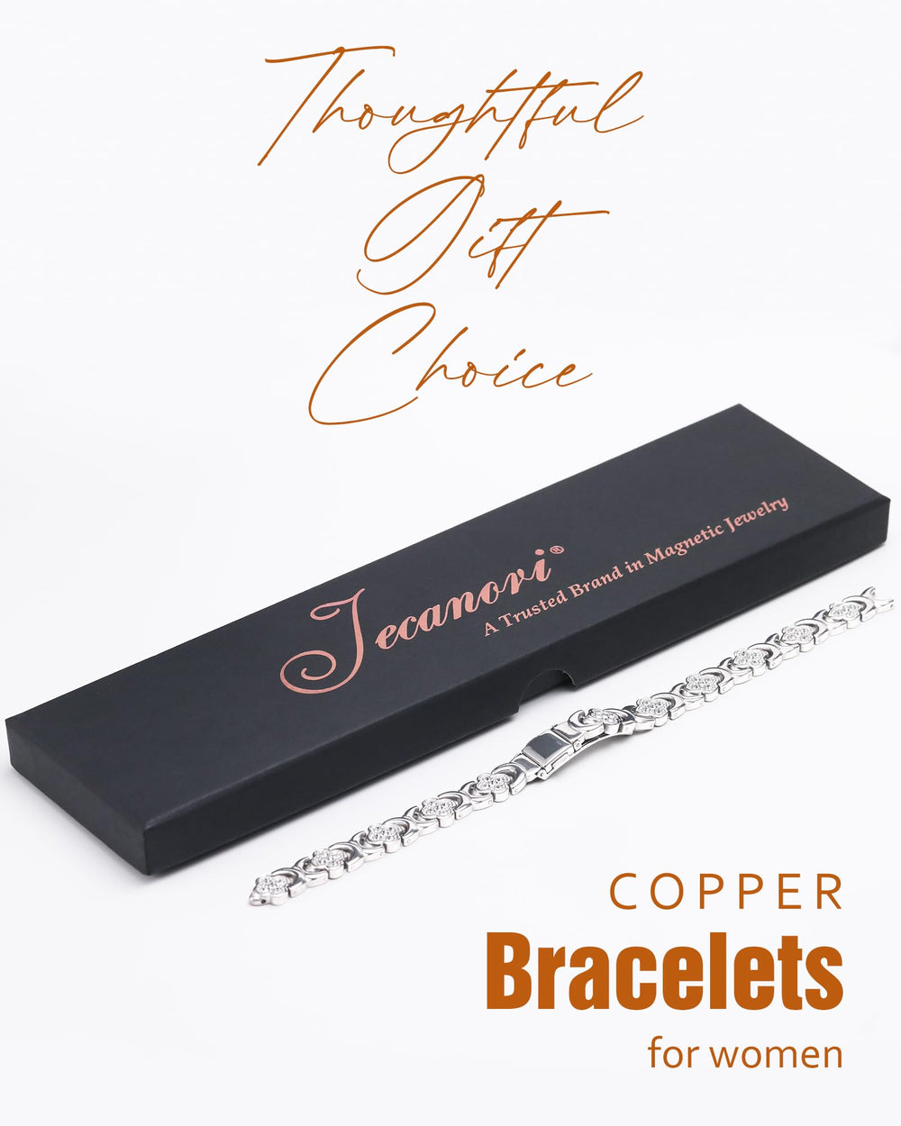 Jecanori gift box ready bracelet for birthdays or special occasions