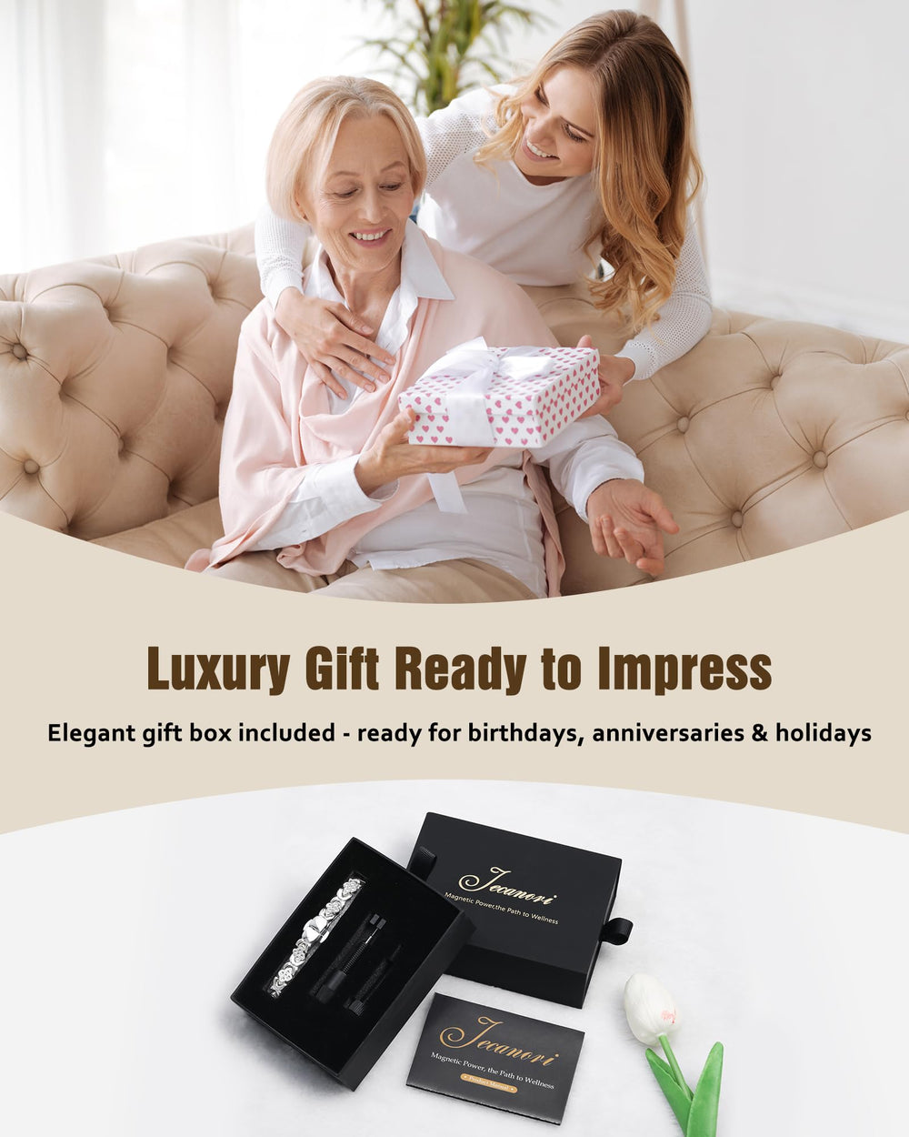 Jecanori hypoallergenic copper design gentle on skin