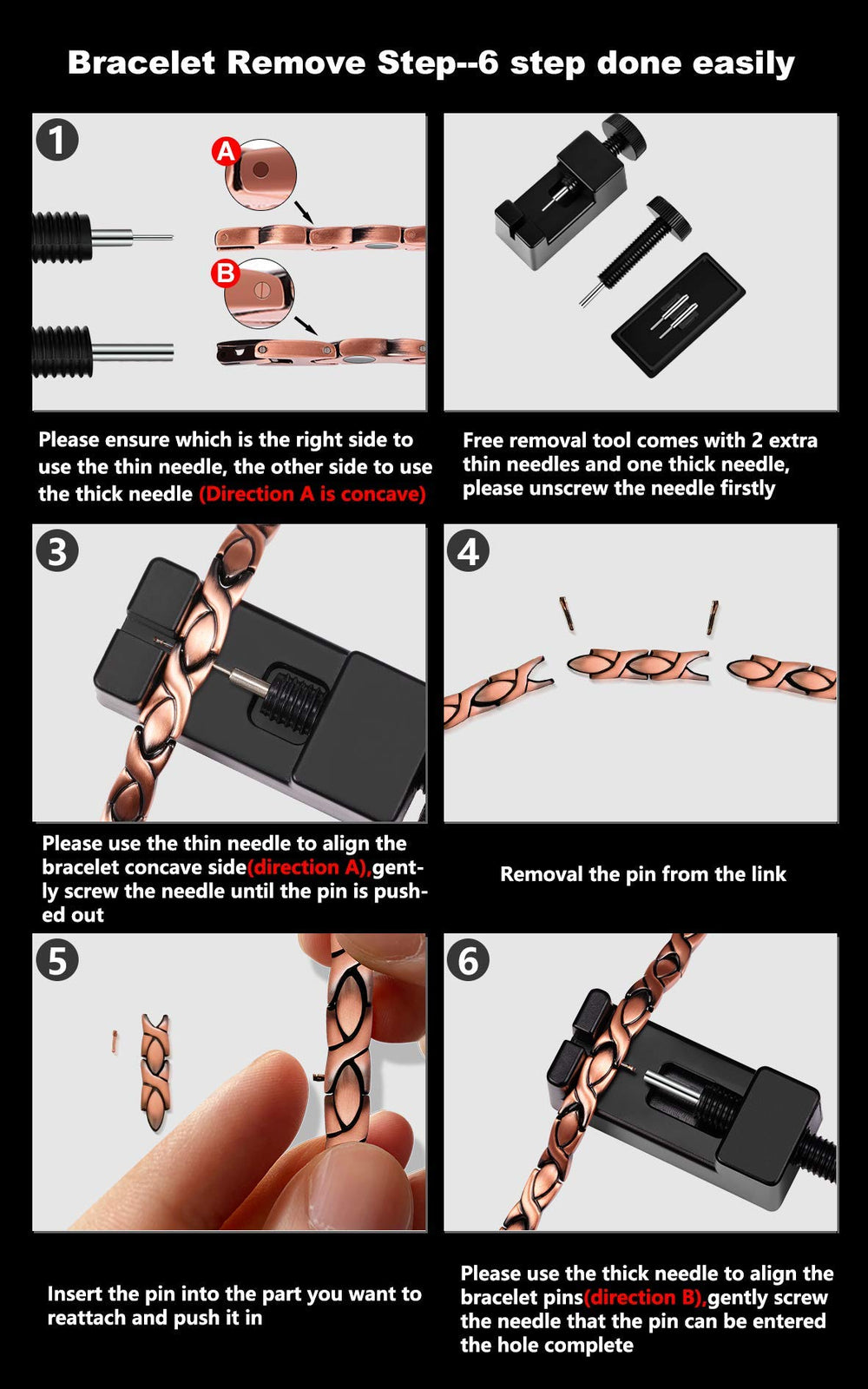 Hypoallergenic titanium steel bracelet suitable for sensitive skin