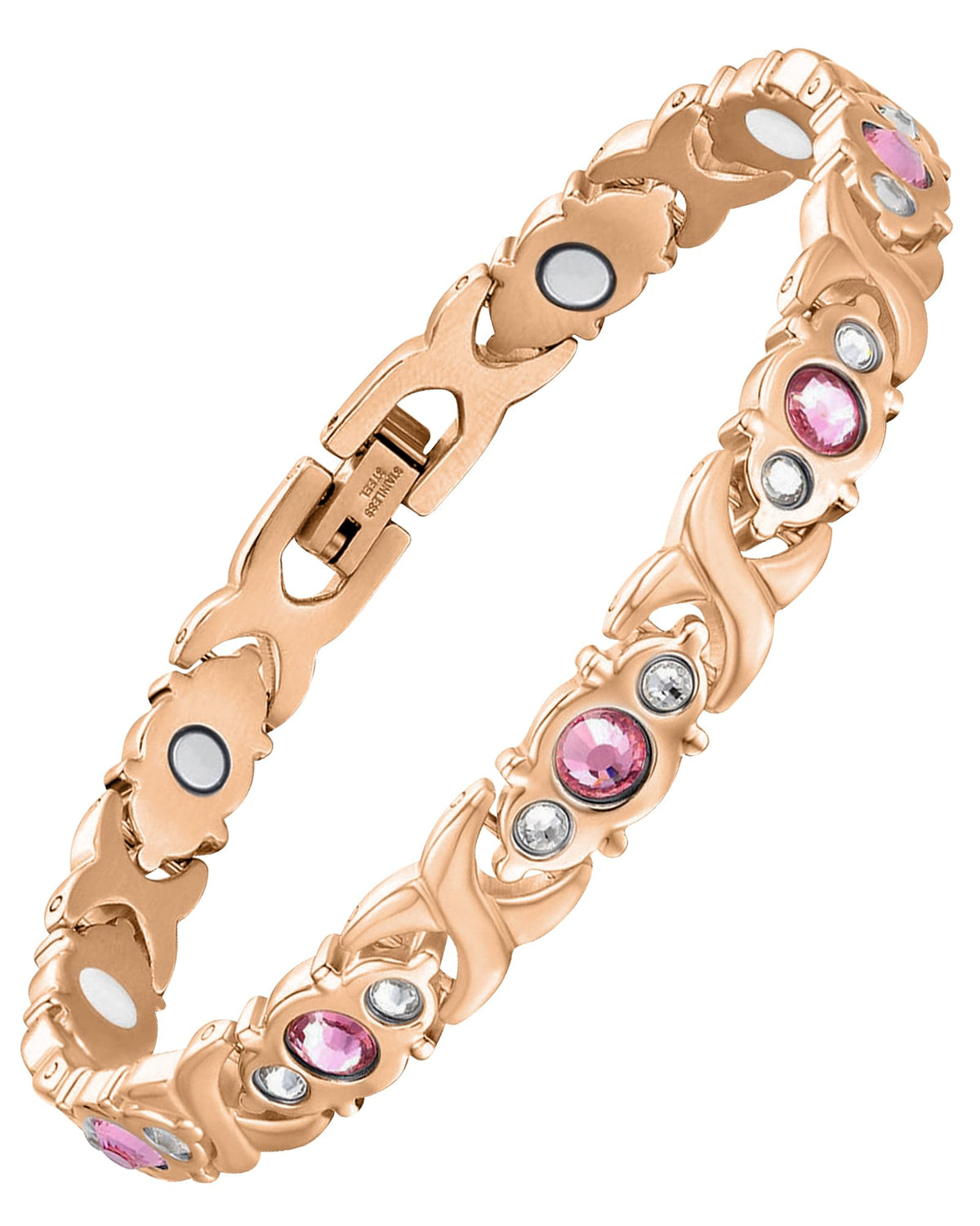 Jecanori magnetic bracelet for women with 3500 Gauss magnets for wrist comfort