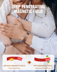 Jecanori men's copper bracelet in gift-ready packaging.