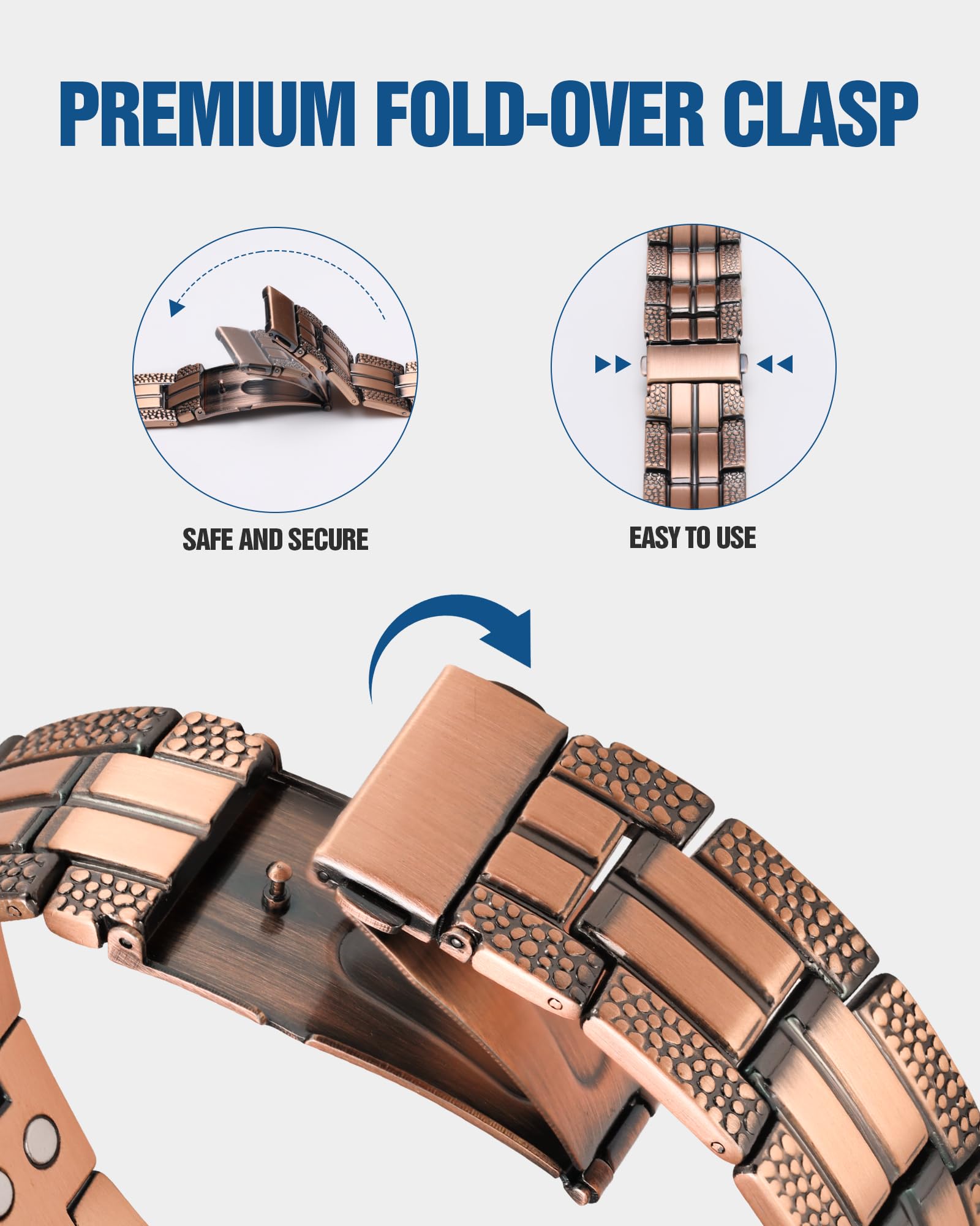 Jecanori textured copper finish with natural skin-like surface and raised patterns