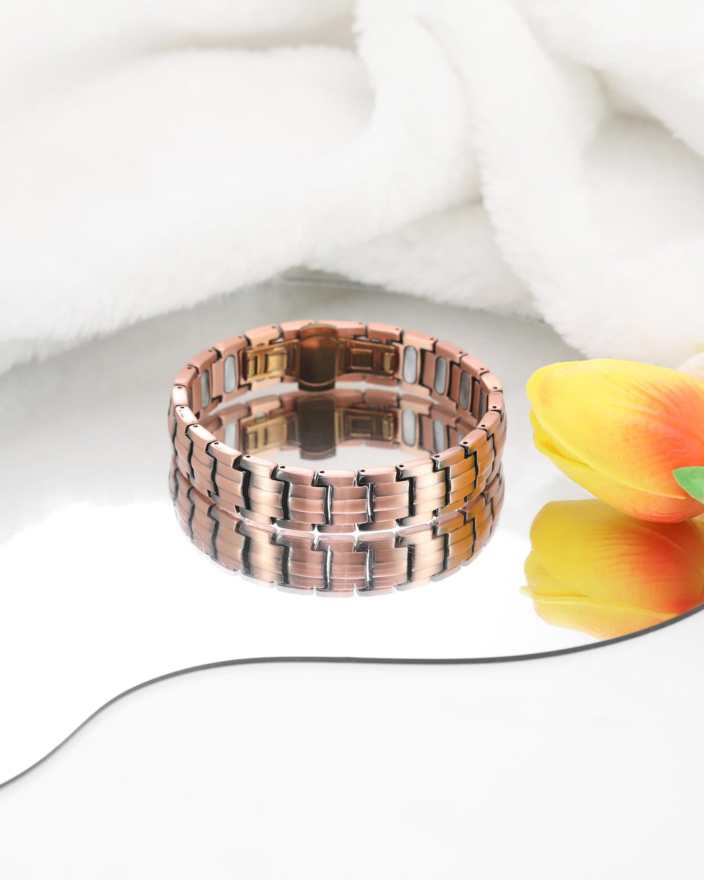 Jecanori Durable copper bracelet designed for timeless style