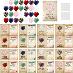 JellyArch 28-card gift set with heart-shaped gems for Valentine projects