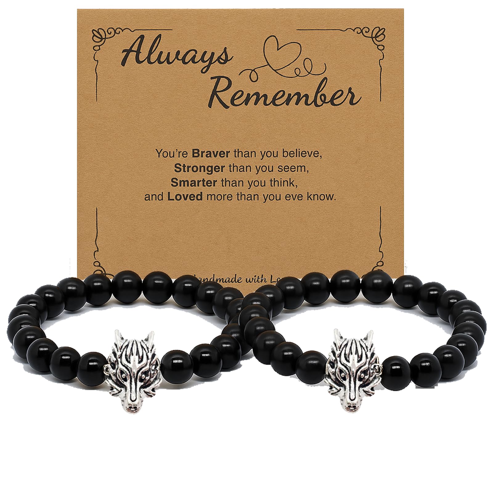 Jendfert Obsidian Energy Bracelet with dragon detail on black beads for stylish protection and daily momentum