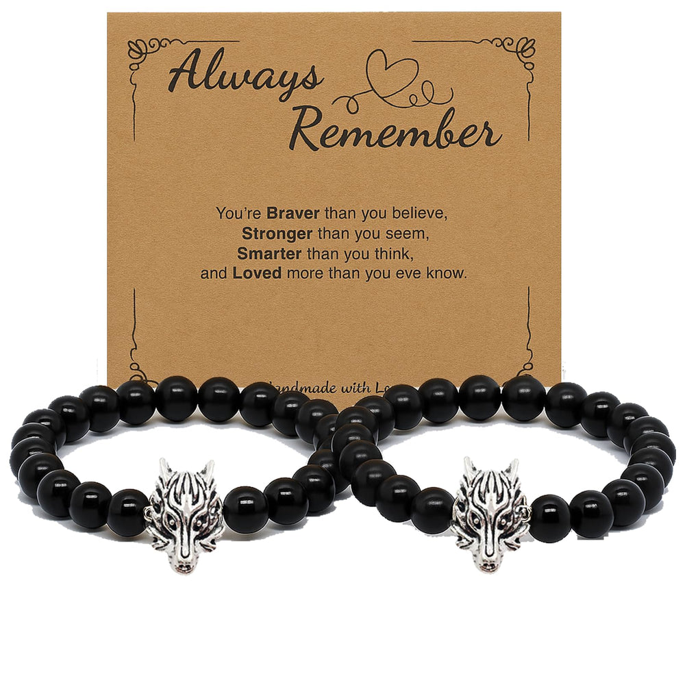 Jendfert Obsidian Energy Bracelet with dragon detail on black beads for stylish protection and daily momentum