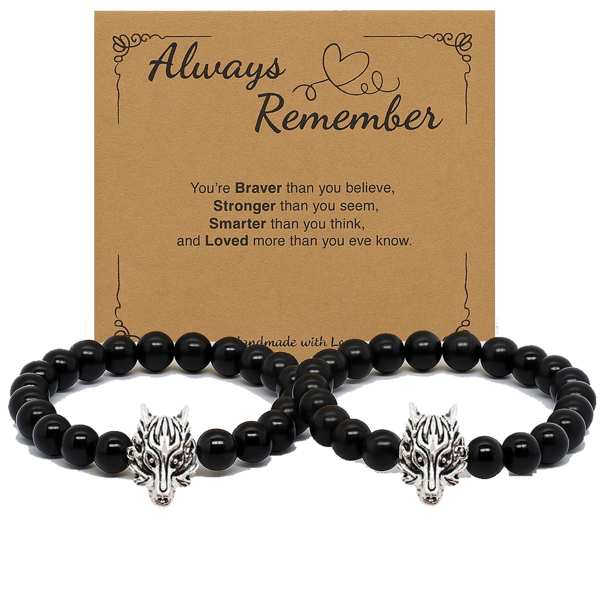Jendfert Obsidian Energy Bracelet with dragon detail on black beads for stylish protection and daily momentum