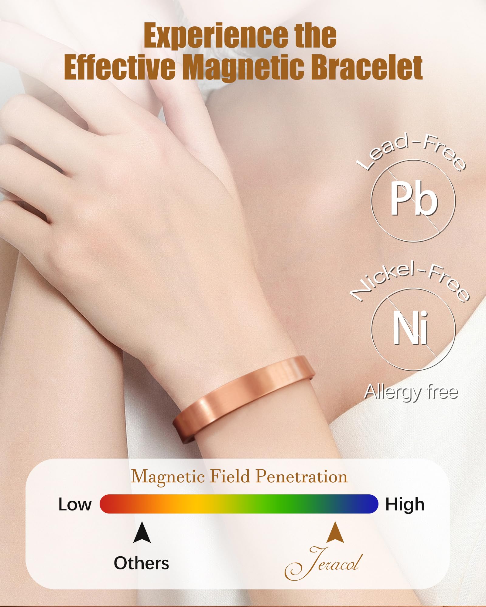 Jeracol copper bracelet patina close-up, highlighting authentic aging and character.