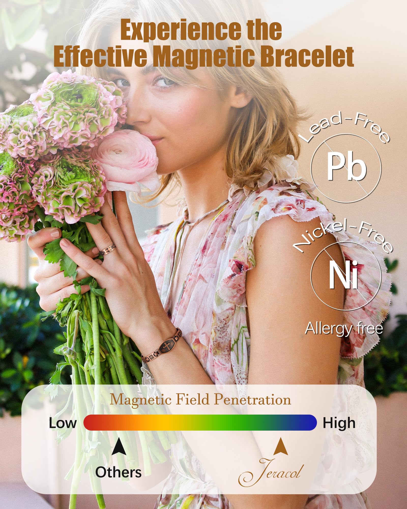 Jeracol copper ring displayed for versatile copper styling