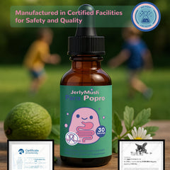 ParaPopro dosing spoon and bottle for kid-friendly daily use
