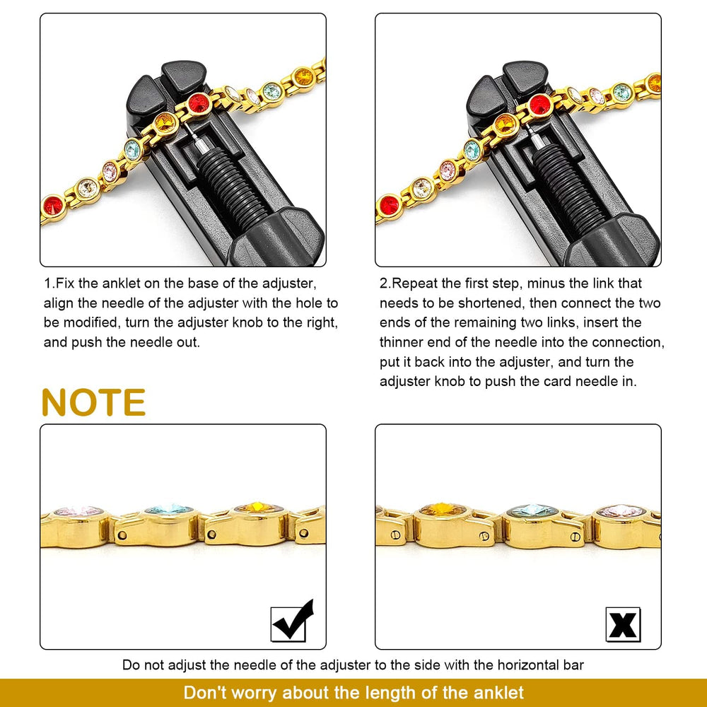 JEROOT lifestyle shot, magnetic anklet complements everyday outfits.