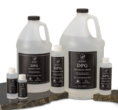 Jersey Botanical DPG non-GMO seal emphasizing product integrity for DIY