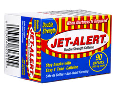 Jet-Alert caplets dispensed in hand for discreet use