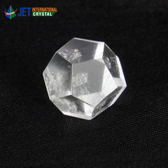 Jet International genuine crystal dodecahedron held during meditation to visualize intentions.