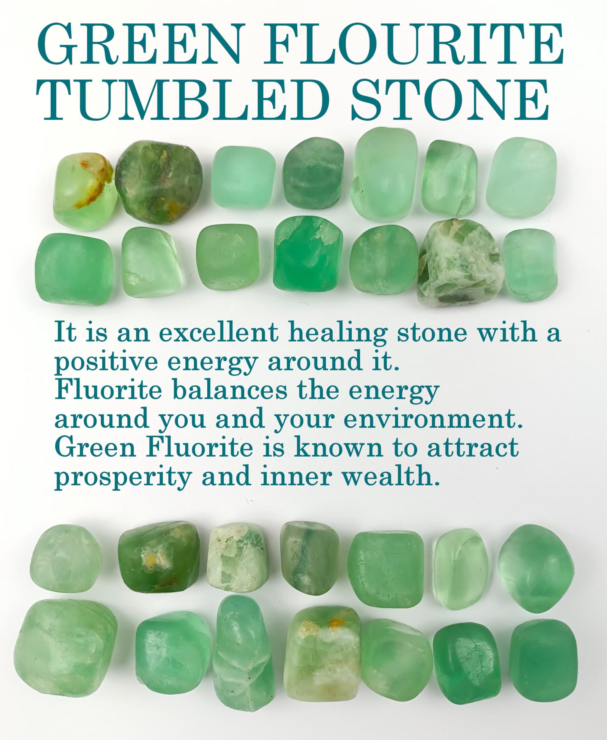 Jet International Green Fluorite on a desk promoting concentration and clarity