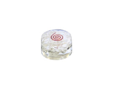 Jet International Jet Clear Quartz Orgone Tower closeup for calm energy and focus