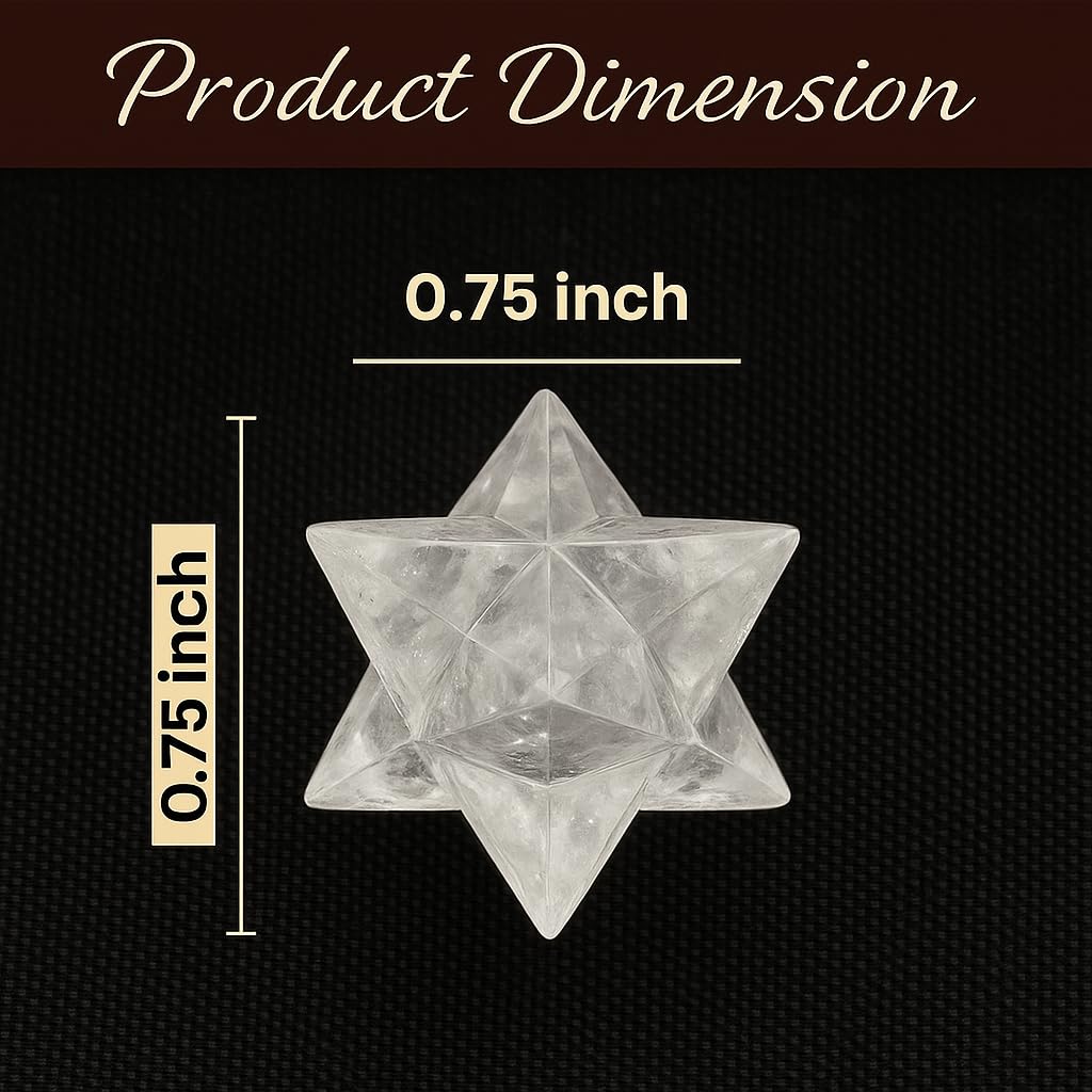Jet International Merkabah star crystal used as an energy tool for mindfulness.