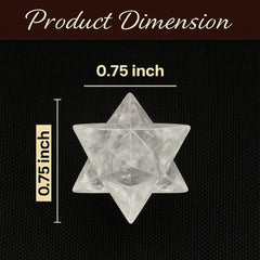 Jet International Merkabah star crystal used as an energy tool for mindfulness.