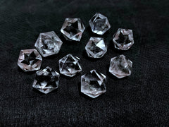 Jet International Brazilian quartz displays radiant clarity for meditation and chakra balancing.