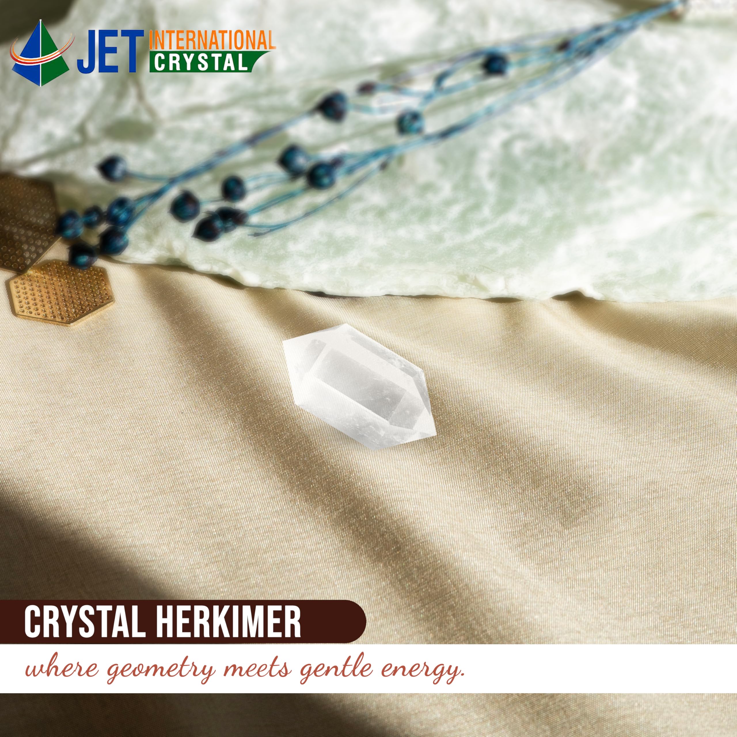 Jet International spiritual ritual crystal invites calm, focus, and peaceful ambiance.