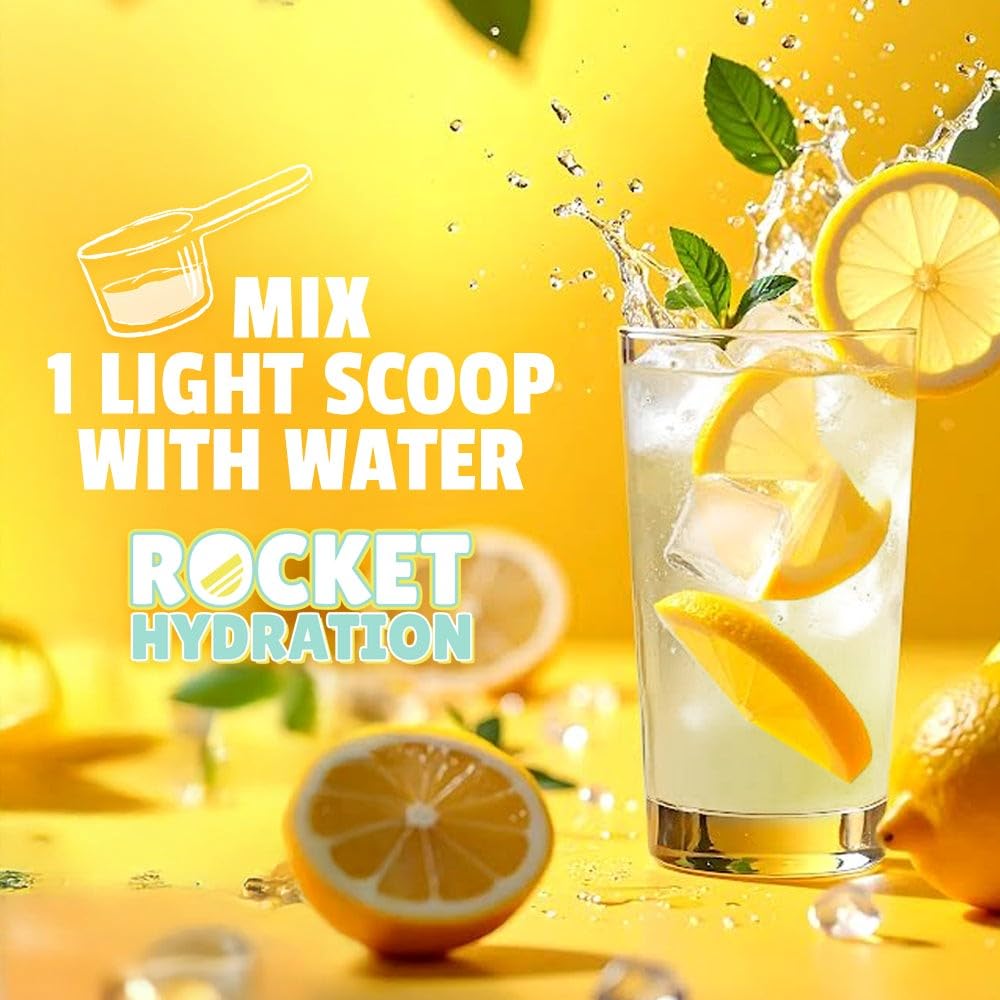Jet Social Rocket Hydration lemonade athlete during workout for sustained energy and recovery