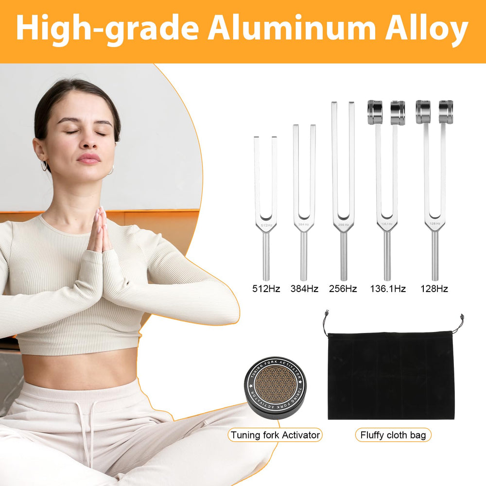 JFRHUDS 136Hz tuning fork aiding breathwork and focus.