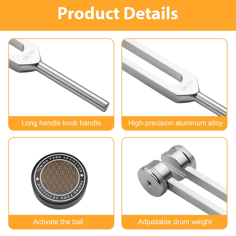 JFRHUDS 384Hz tuning fork supports deep relaxation and energy flow.