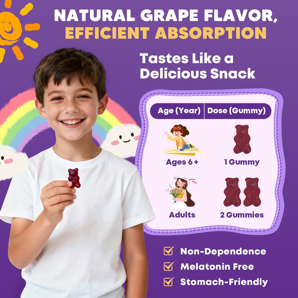 JIANKYTZ grape-flavored gummies suitable for kids or adults