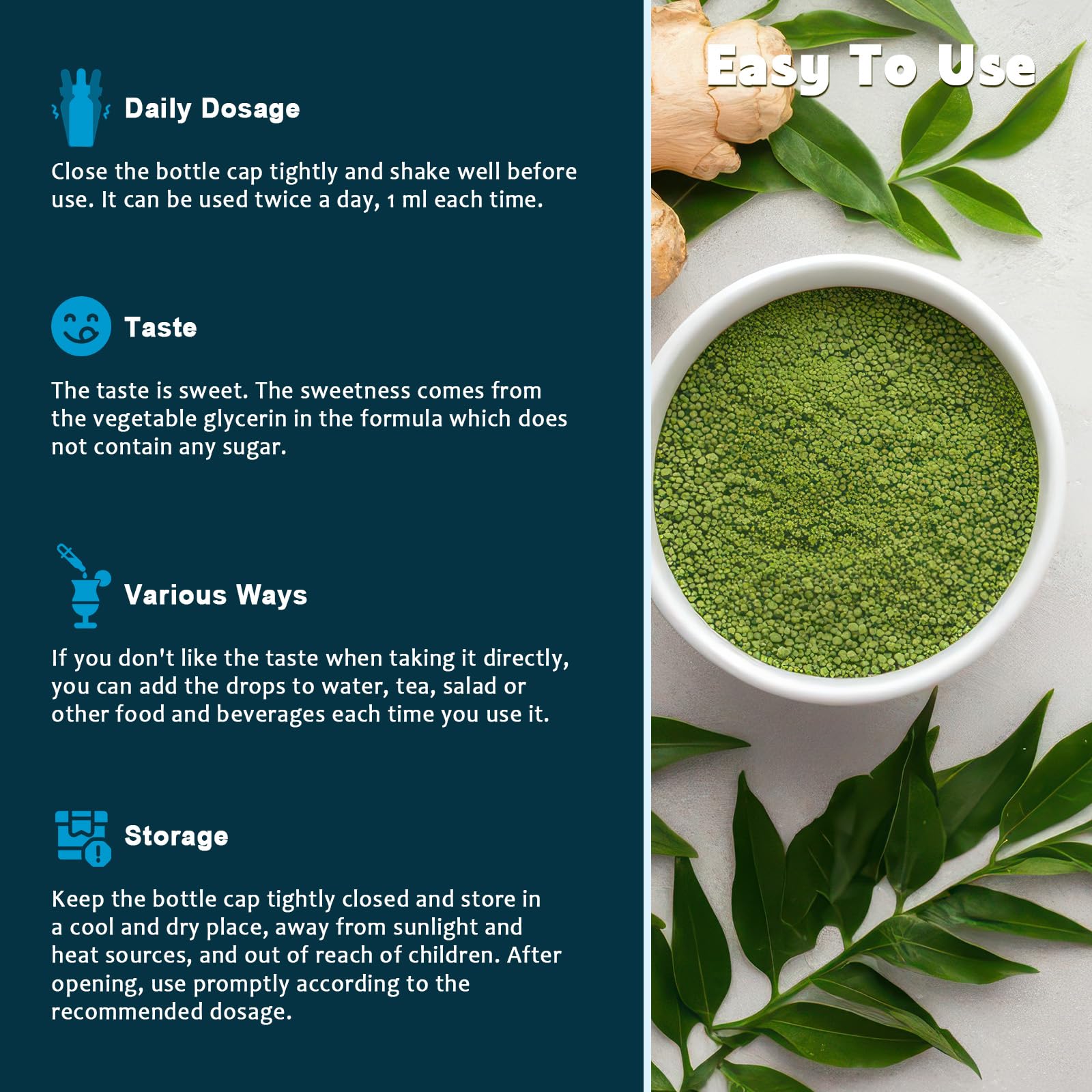 JIANKYTZ Moringa leaf extract packaging with clean label and GMP trust marks.