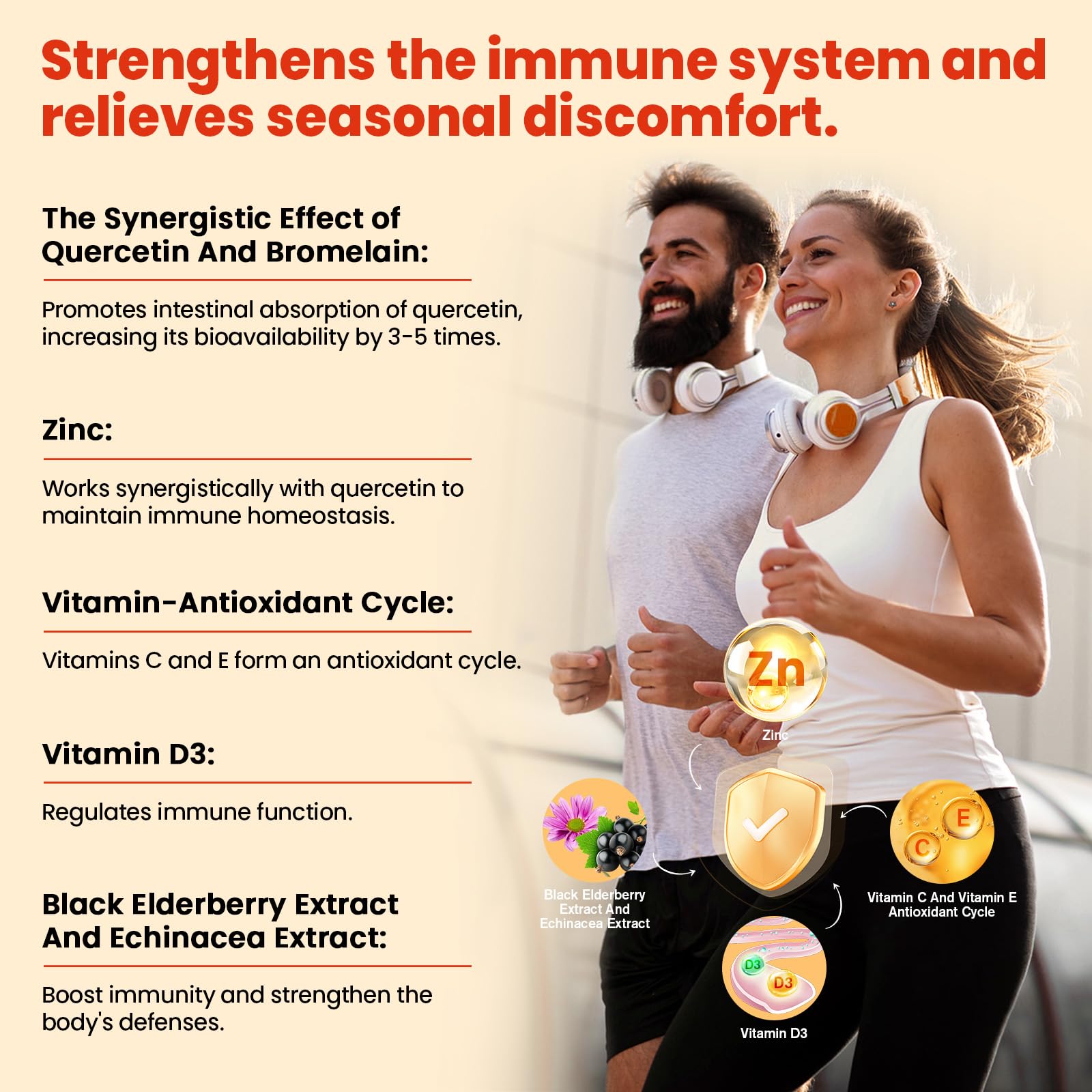 Adults' quercetin bromelain gummies chew for easy daily supplementation