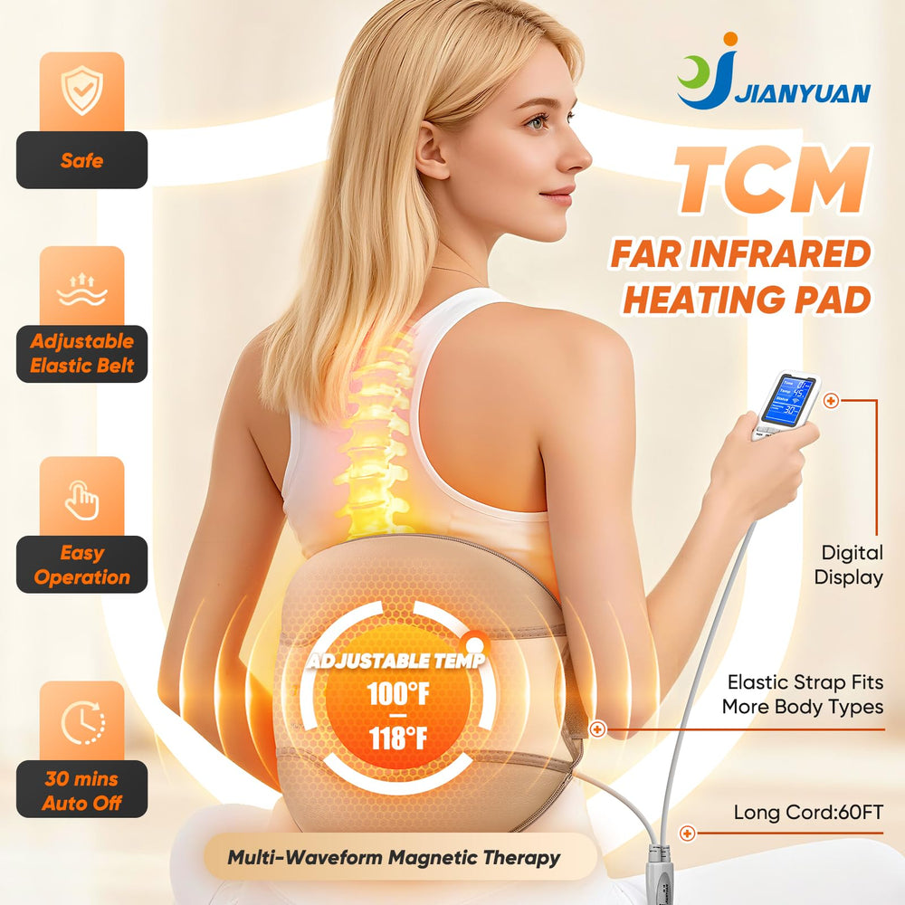 JIANYUAN TCM wrap back torso area covers large muscles for tension relief.