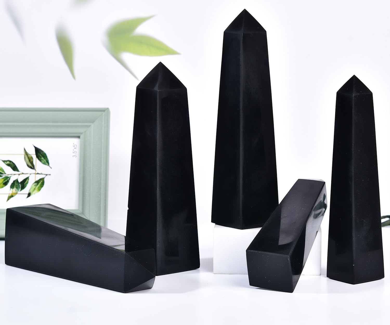 JIC Gem large obsidian piece suits desktop altars or shelves.