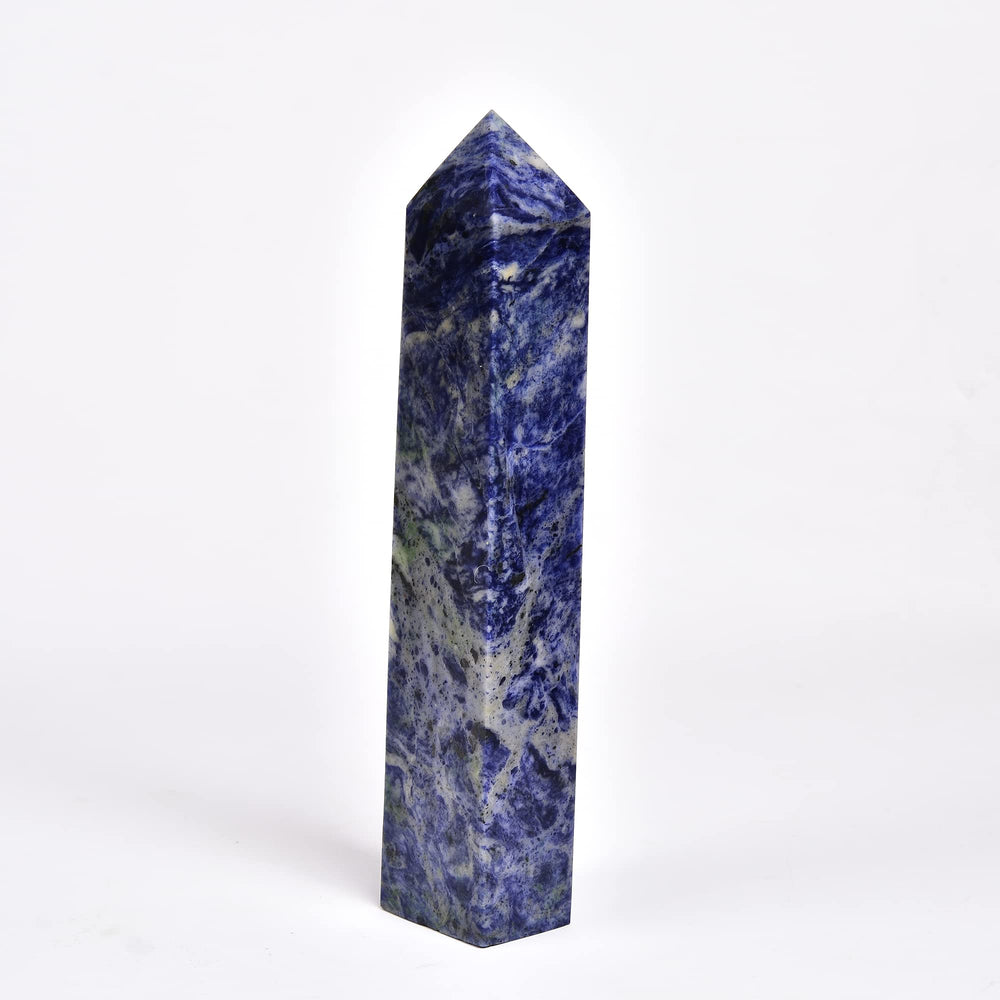 JIC Gem blue sodalite enhances mental clarity and rational thinking