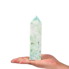 JIC Gem Chrysocolla accent wand aids emotional balance