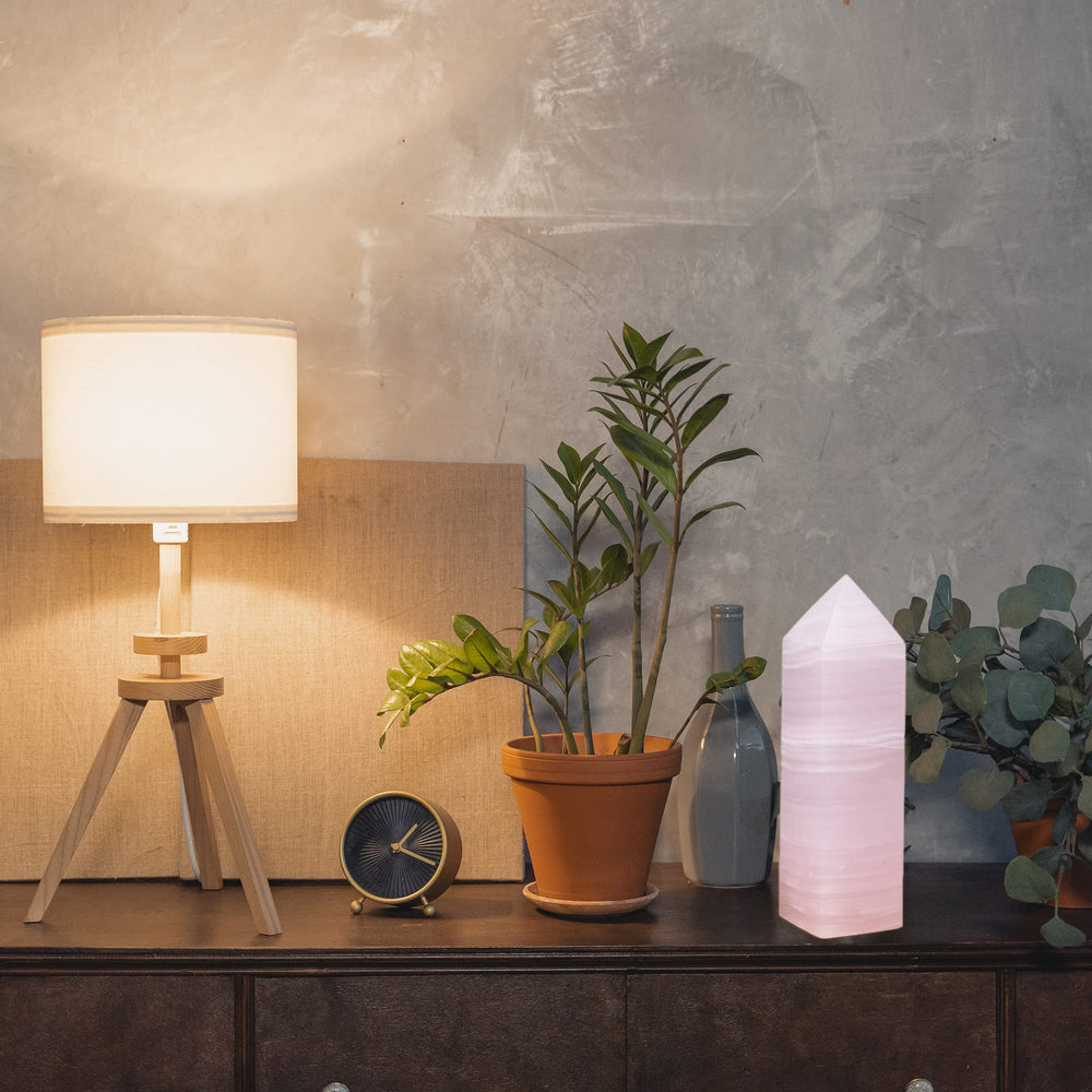 JIC Gem natural, unique crystal tower ships with care and thoughtful packaging.