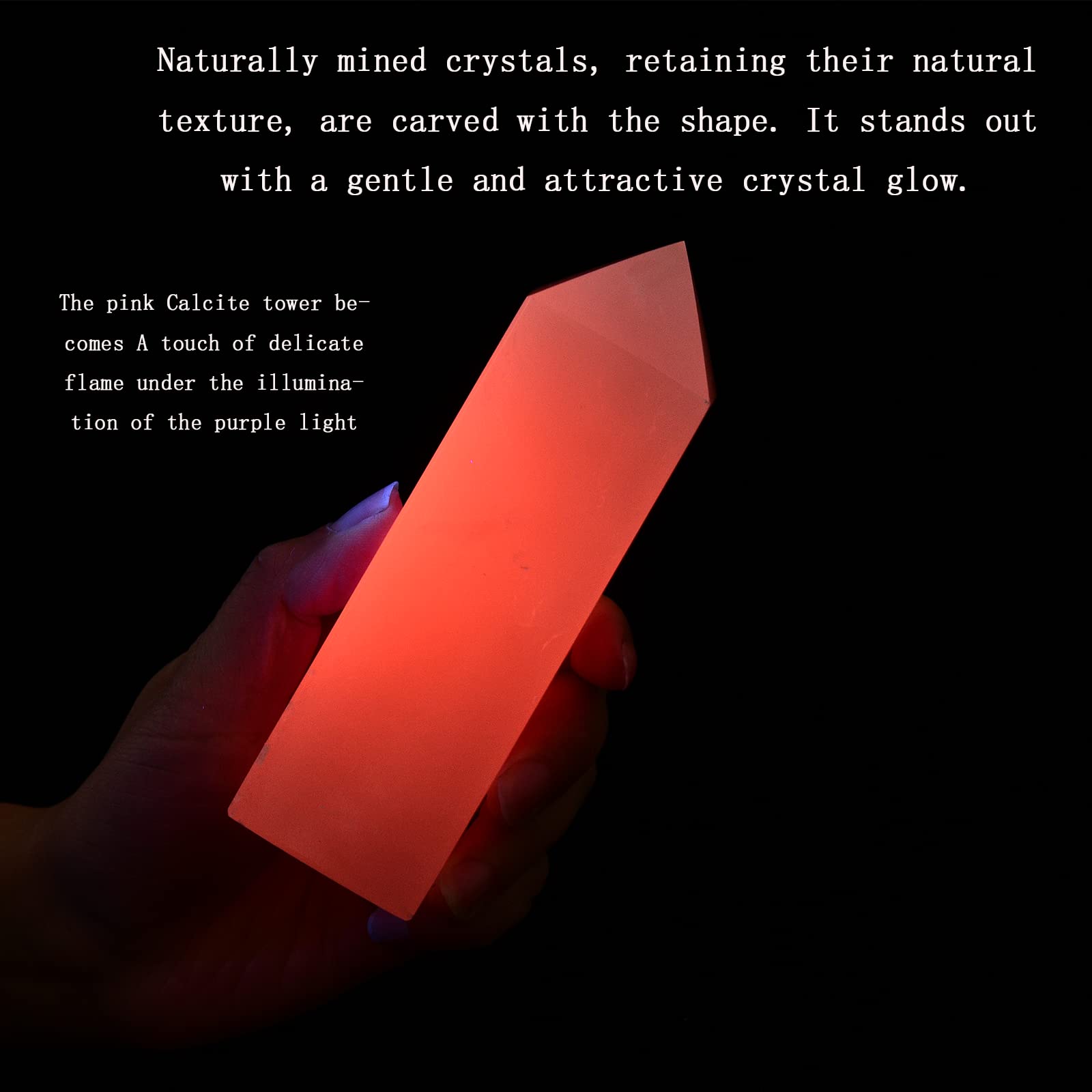 JIC Gem crystal wand enhances focus in Reiki, grid work, and energy rituals.