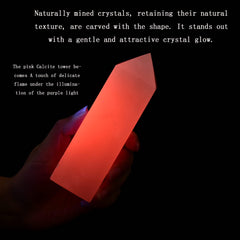 JIC Gem crystal wand enhances focus in Reiki, grid work, and energy rituals.