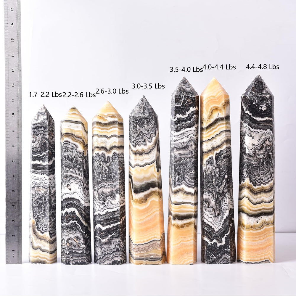 JIC Gem decorative crystal wand on shelf adds natural elegance.
