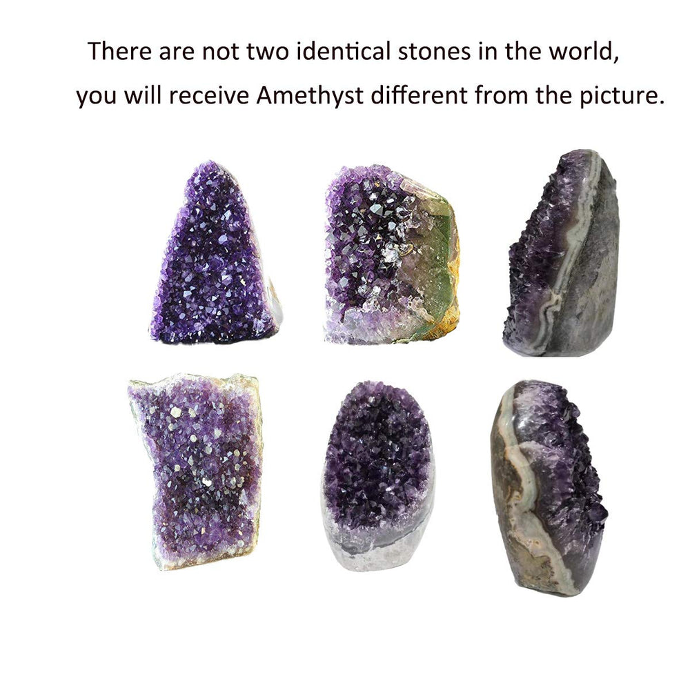 JIC Gem deep purple amethyst crystal vivid color for meditation corners