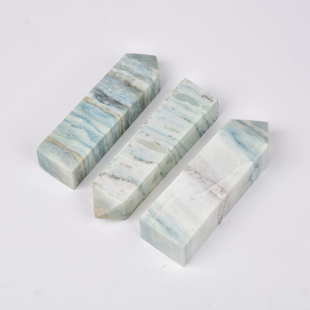 JIC Gem crystal wand on desk creates calming ambiance